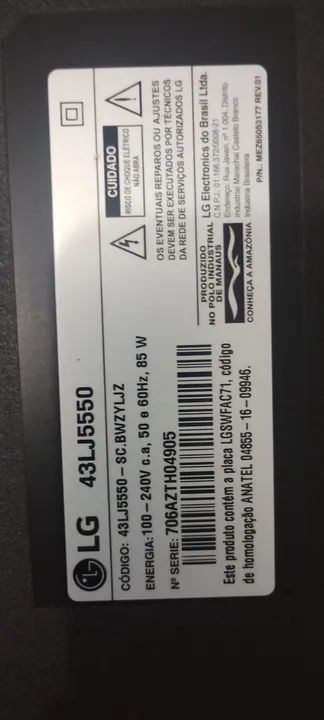 Tv 43 polegadas LG 