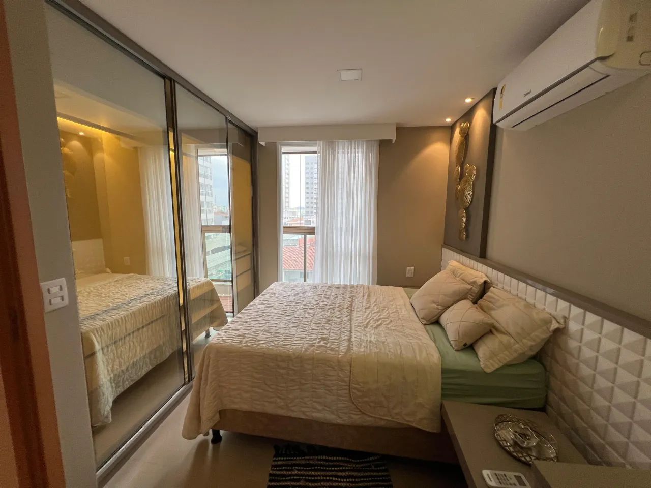 Lindo apartamento completamente montado e decorado na Praia da Itaparica - Foto 12