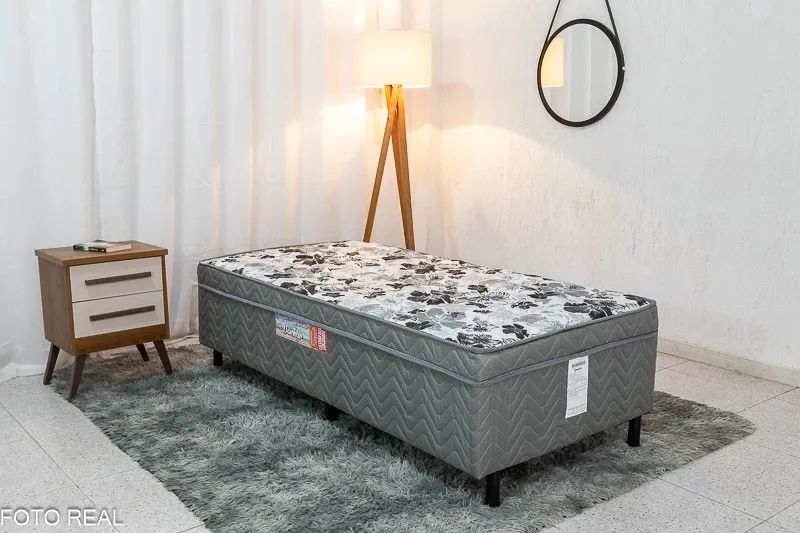 Pronta entrega!  Cama Box Solteiro Dackar Ortopédica  - Receba rápido!