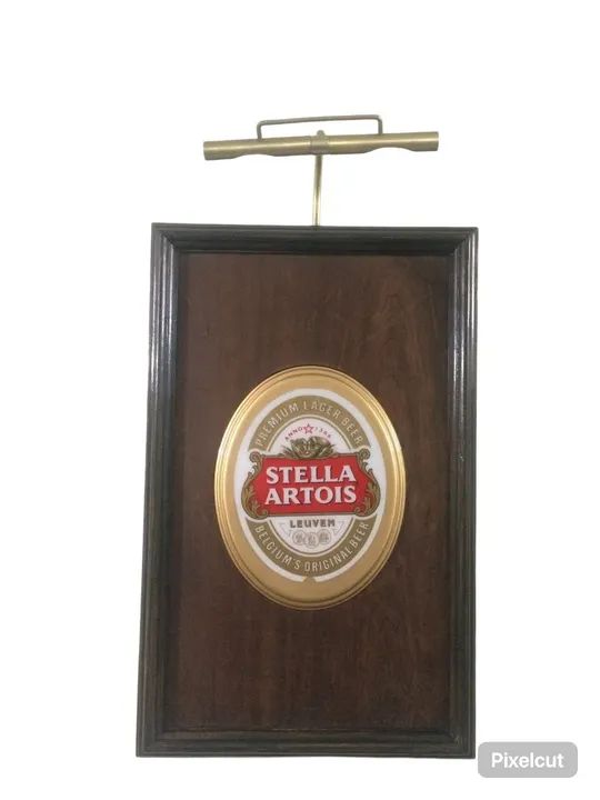 Quadro luminária Stella Artois