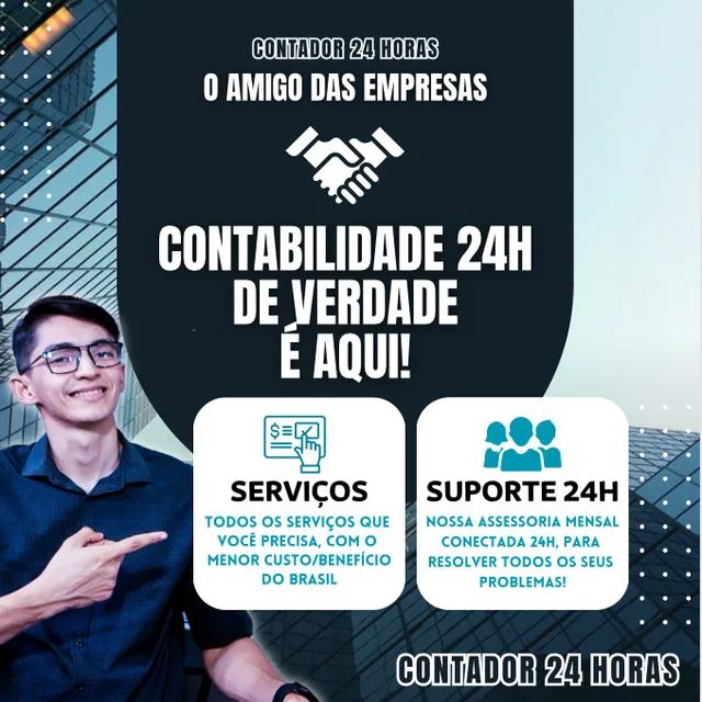 Contador 24h (MEI, ME, Imposto de Renda, Declarações...)