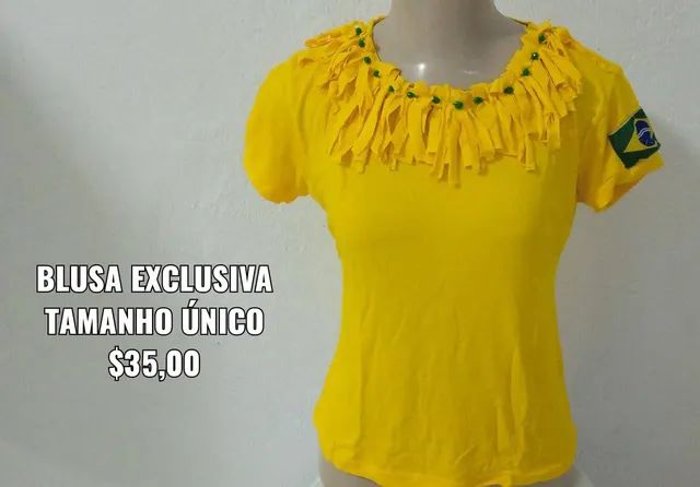 Blusas exclusiva linda do Brasil  - Foto 3