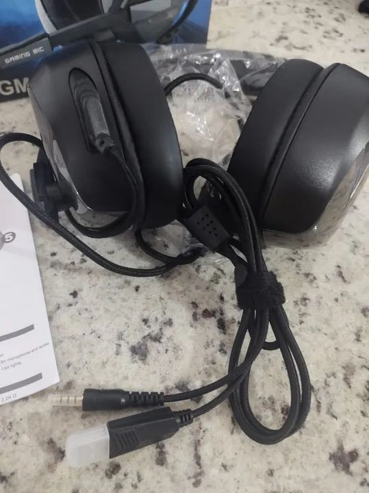 Fone Gamer Pc Com Microfone Hedset Para Computador - Foto 3