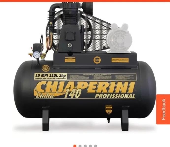 Compressor de Ar Chiaperini 110 Litros 10MP 2hp