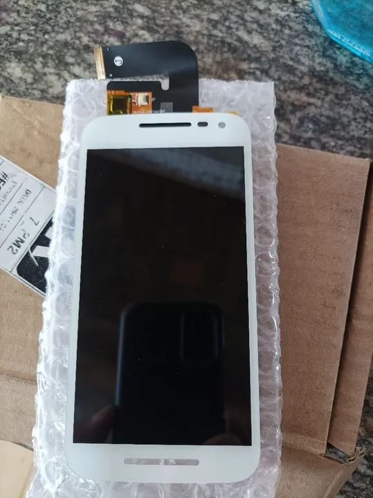 Tela frontal moto G3 original nova
