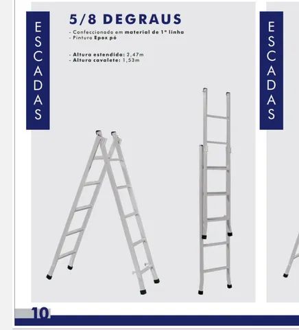 ESCADA 5 DEGRAUS NOVA