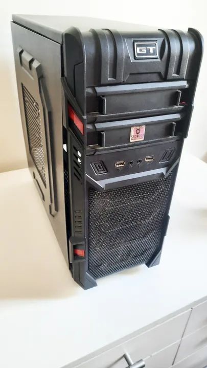 Gabinete Gamer Aerocool Gt Black Edition Mid Tower Atx Usb20 Cor Preto