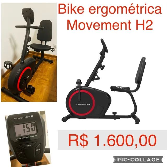Bicicleta Ergométrica Horizontal H2 Movement - Loja Oficial Movement