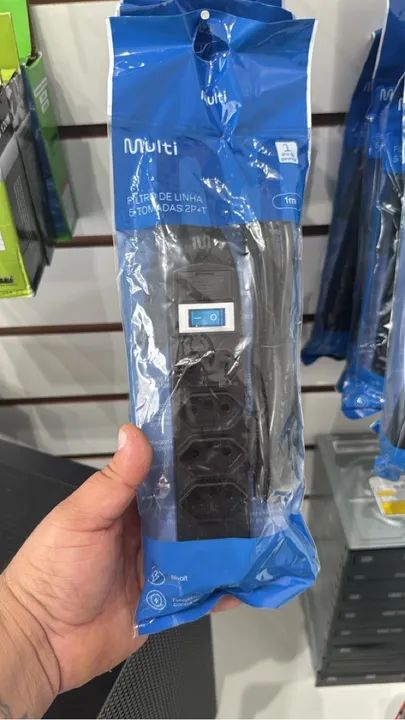 Filtro de Linha Multi Tomadas 2P 1m