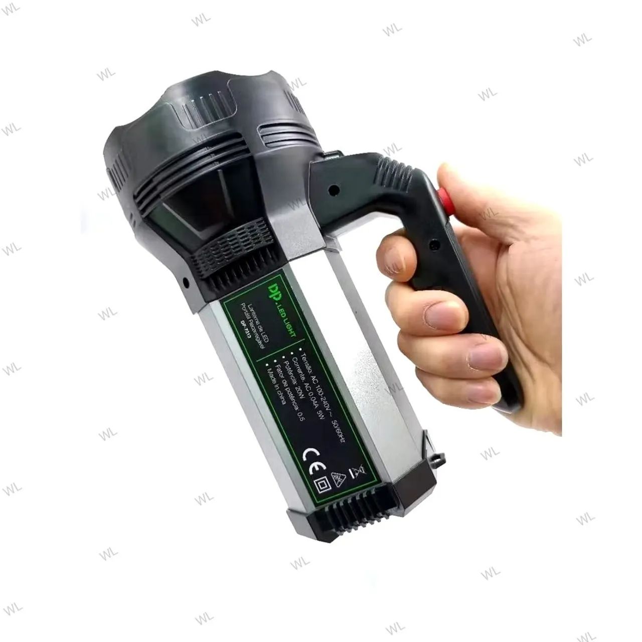 Lanterna Recarregável 8W e com Bateria de 6000mAh! - Foto 4