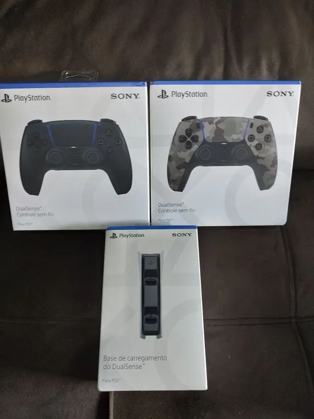 Jogos e acessórios ps5 disponíveis 