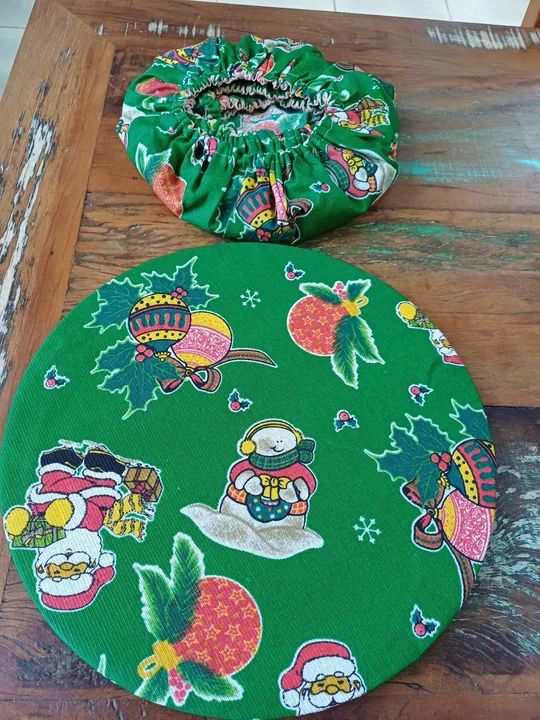 Kit 6 capas Sousplat Natalina