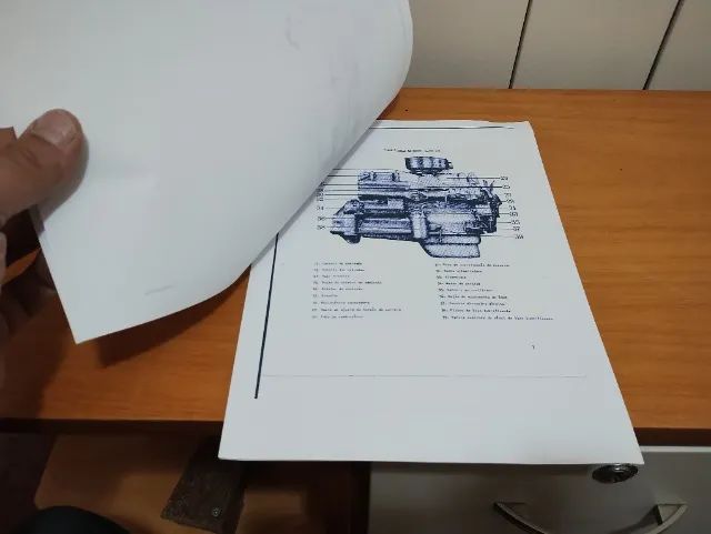 Manual motor Diesel Perkins 6357 de reparo e manutenção - Foto 3