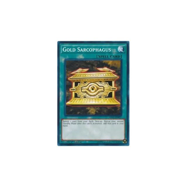 Yugioh!!! Gold Sarcophagus Sdcl-pt027 Common - Structure Dec