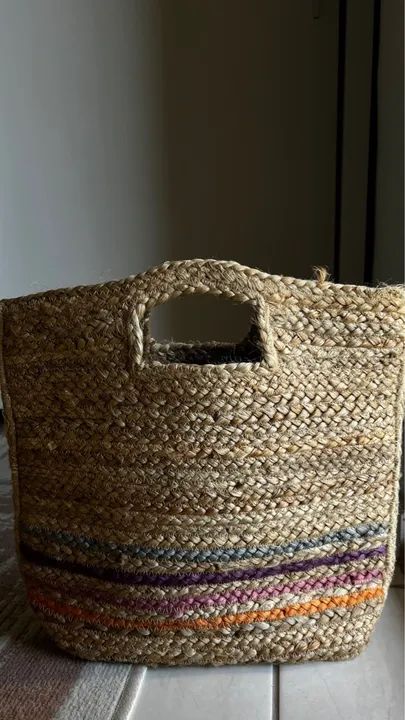 Bolsa de praia em juta  - Foto 3