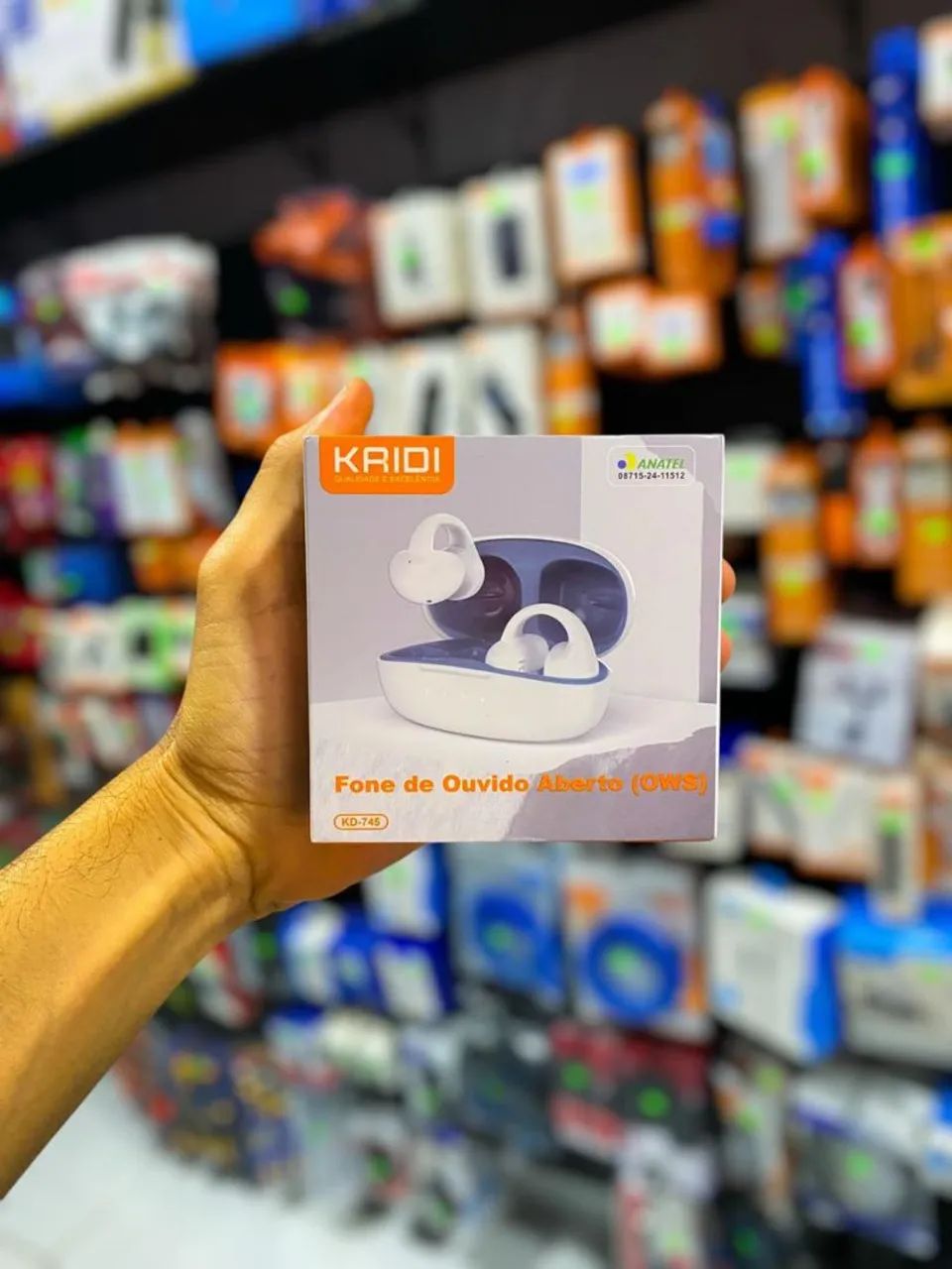 FONE DE PUVIDO ABERTO CONDUÇÃO ÓSSEA KAIDI KD-745 - Foto 5