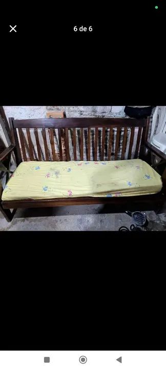 Banco de madeira estilo rústico - Foto 6