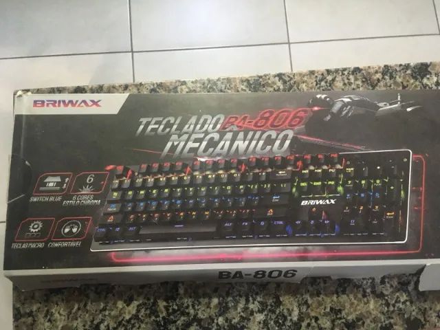 Teclado mecânico BRIWAX BA-806 - Foto 3
