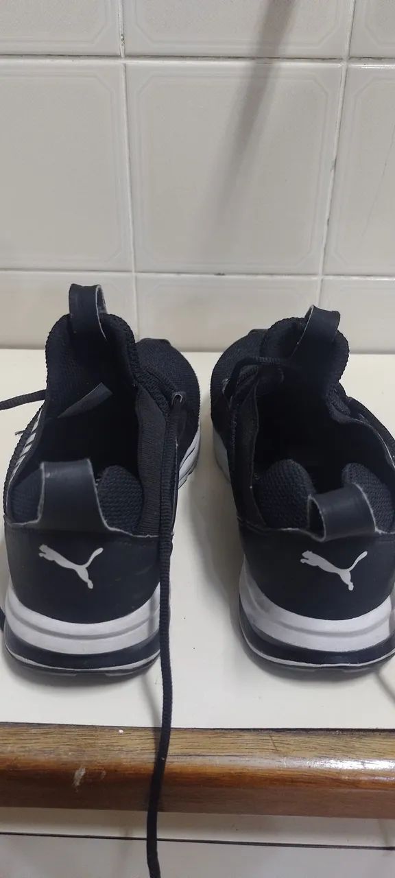 Tênis Puma Enzo Sport Bdp preto com branco  - Foto 3