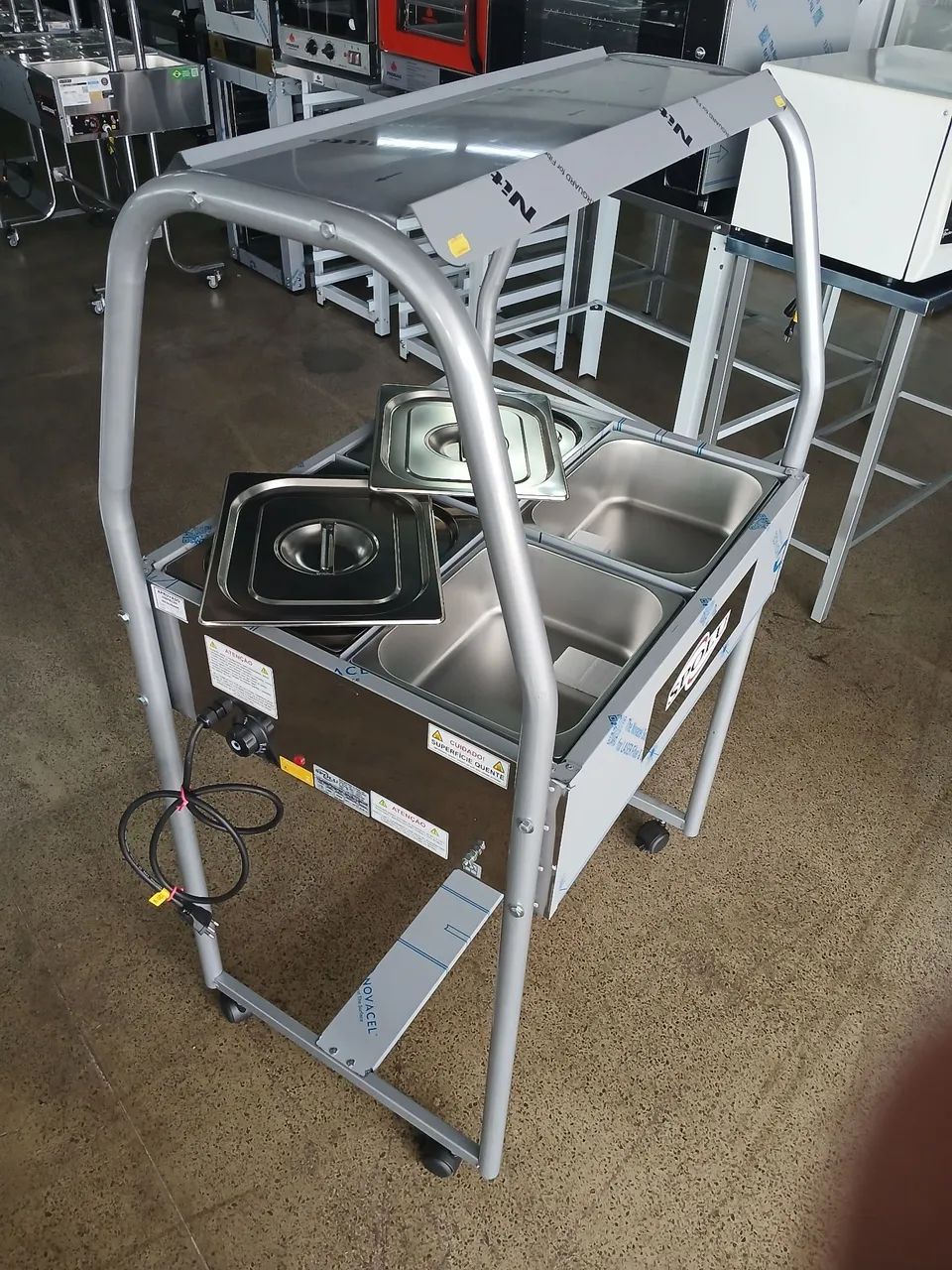 Buffet Térmico Spolu 4 Cubas 220V Inox  - Foto 3