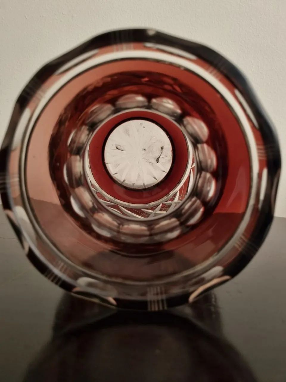 Vaso de cristal na cor Rubi - Foto 5