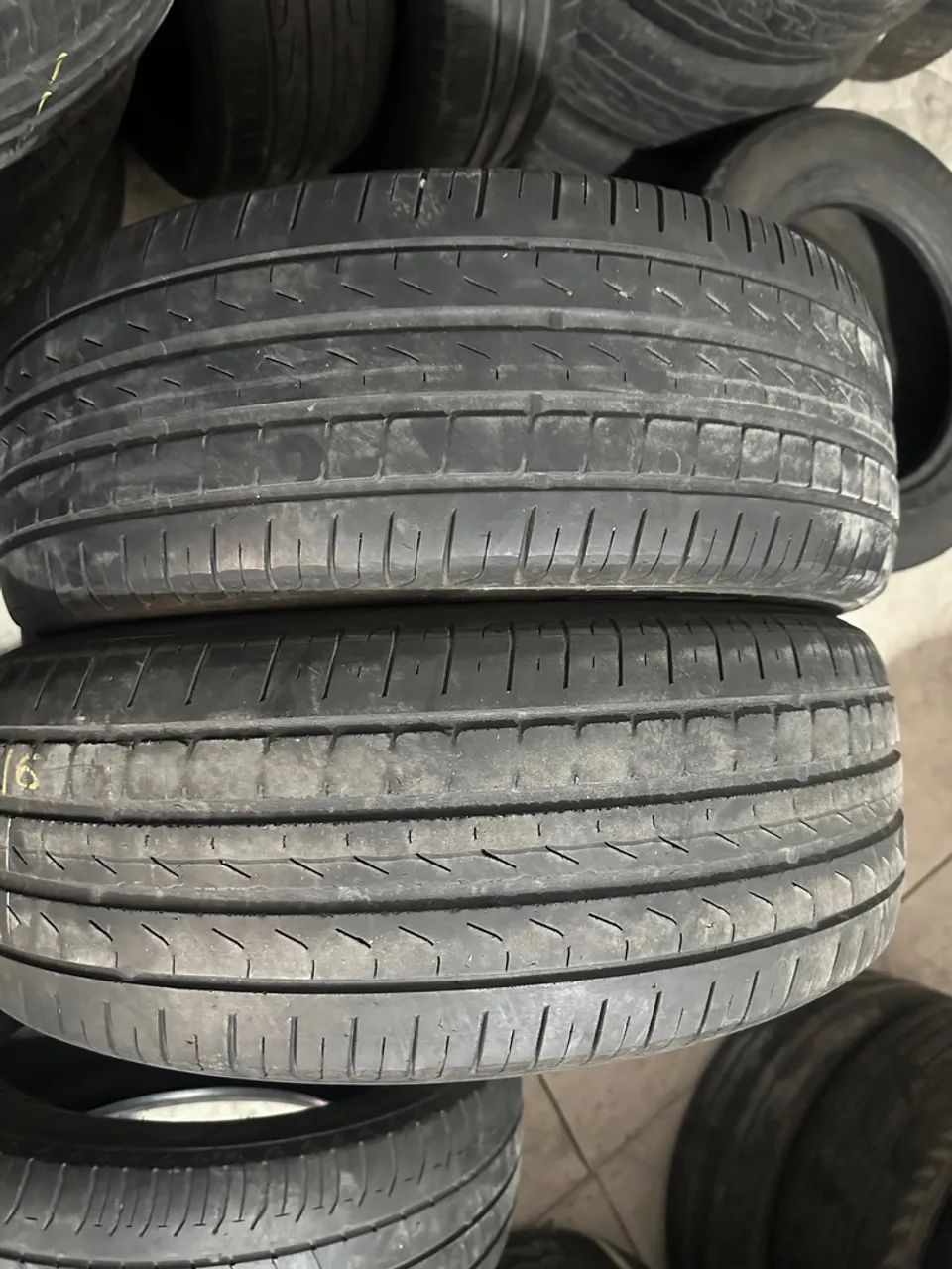 Pneus 205/55/16 marca Pirelli p7 