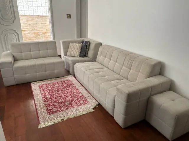 Sofá de Canto Modular com 3 Peças - sofá de 3 lugares + sofá de 2 lugares + canto - Foto 5