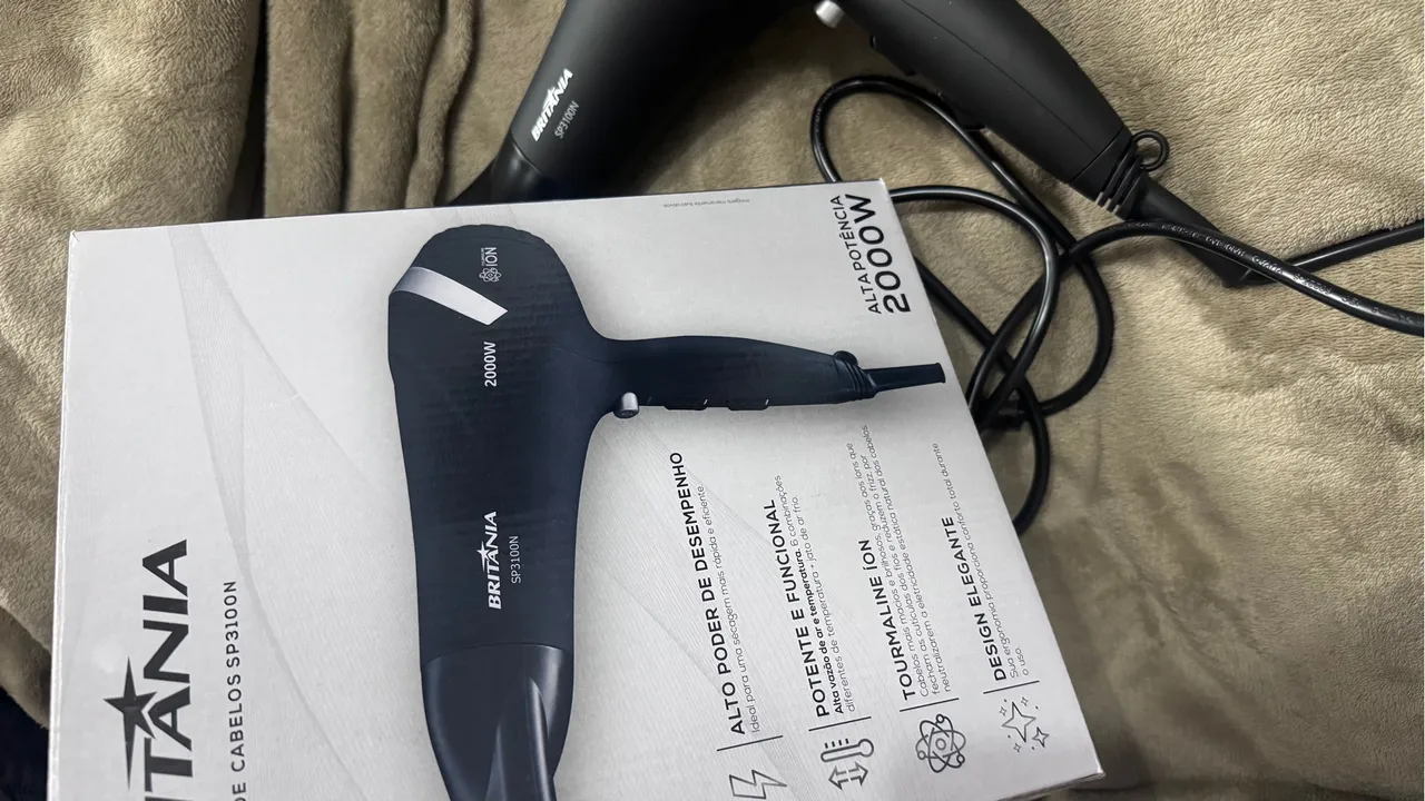 Secador de Cabelo Britânia SP3100N 2000W