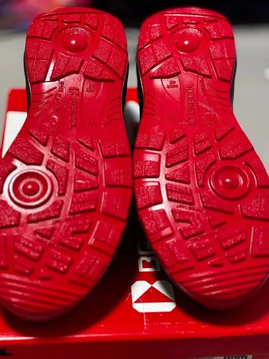 Bota de Segurança Detroit Eletricista Preto / Vermelho Bracol - novo na caixa - Foto 3