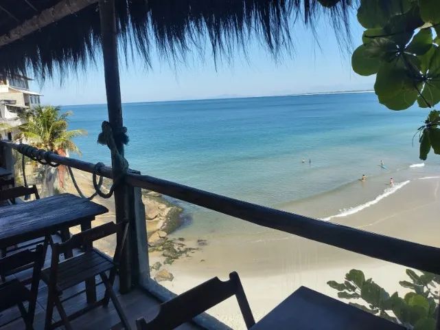 Amplo salão comercial na praia,  Barra de Guaratiba. Frente para o mar. - Foto 3