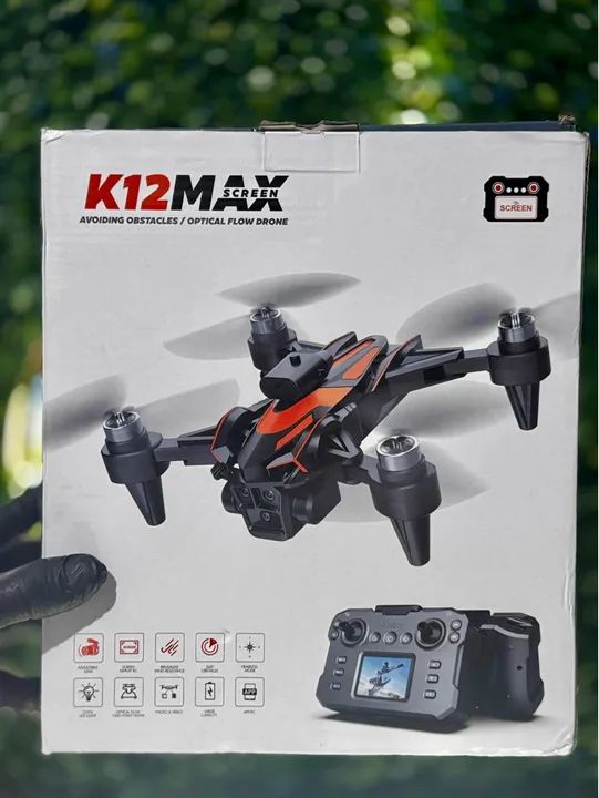 Drone k12 max e controle remoto - Novo! - Foto 2
