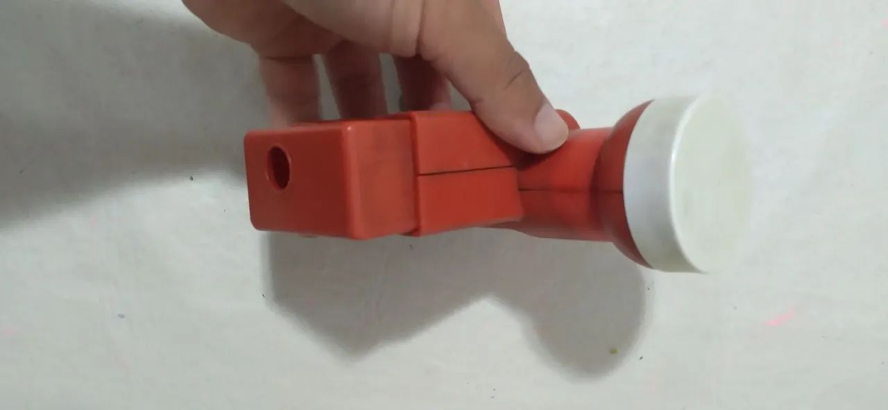 LNB Receptor de Satélite - Simples (Usado - vermelho) - Foto 4