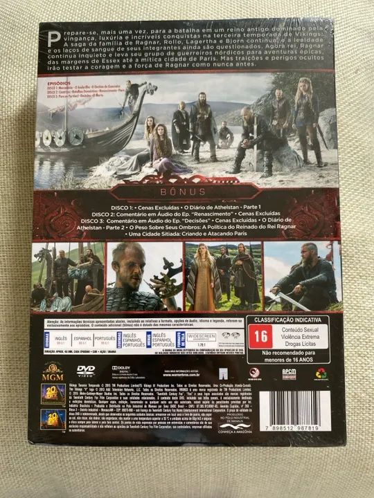 Box 3 temporada Vikings 3 discos - Foto 2