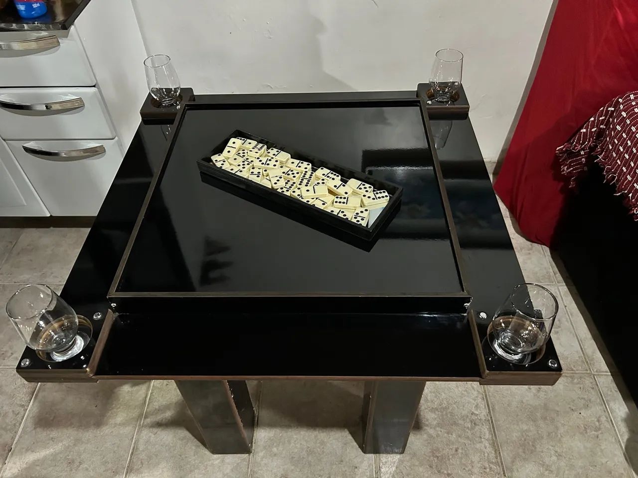Mesa Preta - Jogo de Dominó - Foto 3
