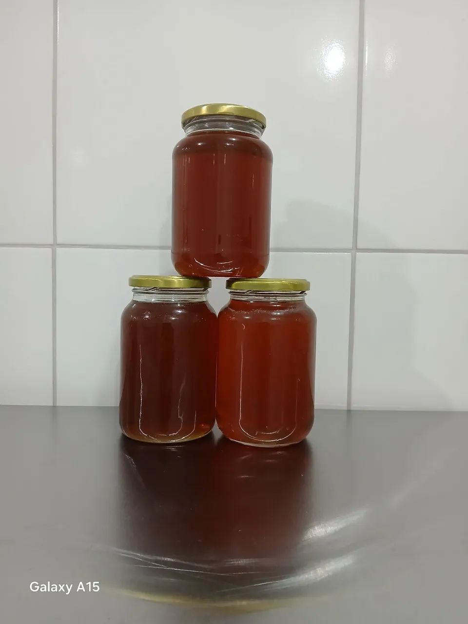 Mel Puro Potes de Vidro e bisnagas