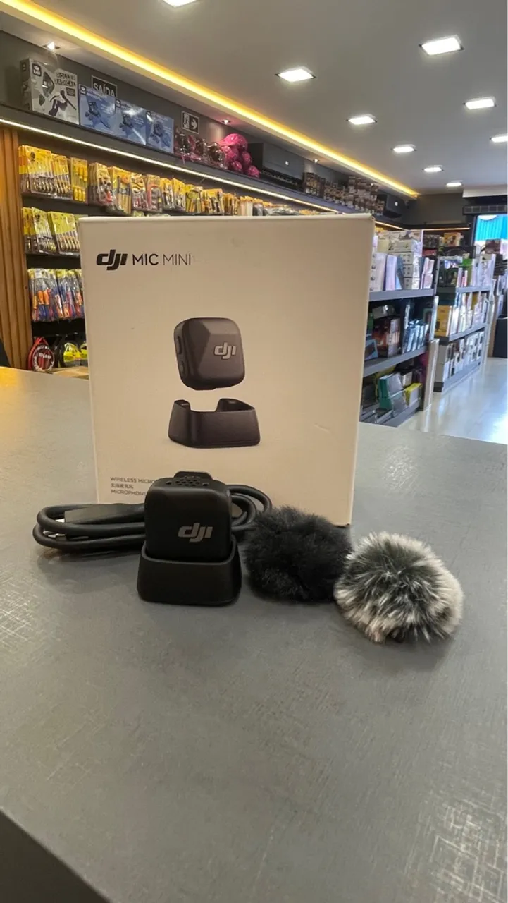 Microfone Sem Fio DJI MIC Mini para Câmera