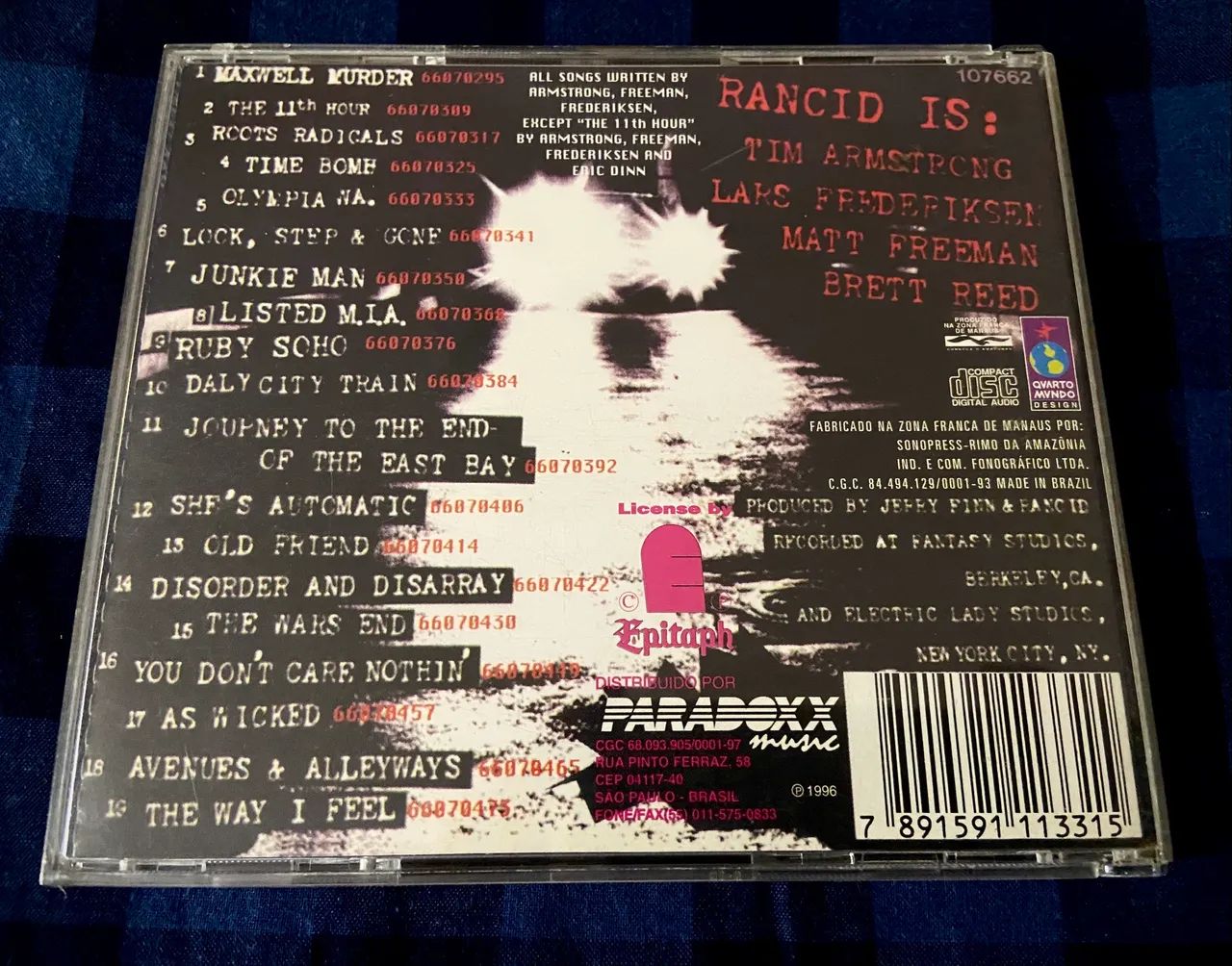 Cd Rancid ( And Out Come The Wolves ) - Foto 3