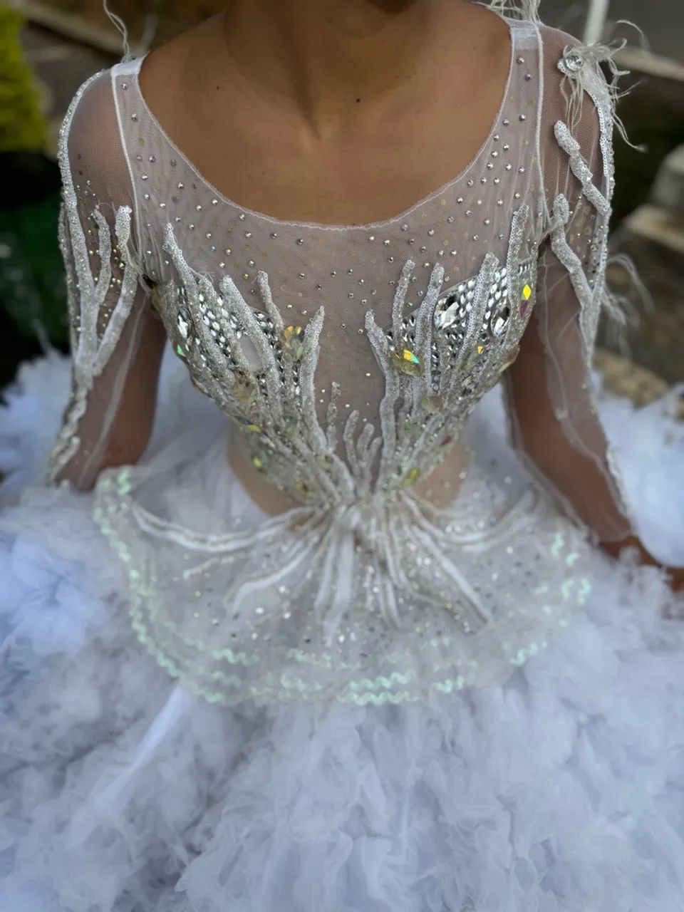 Vestido de noiva junina com pedrarias - Foto 5