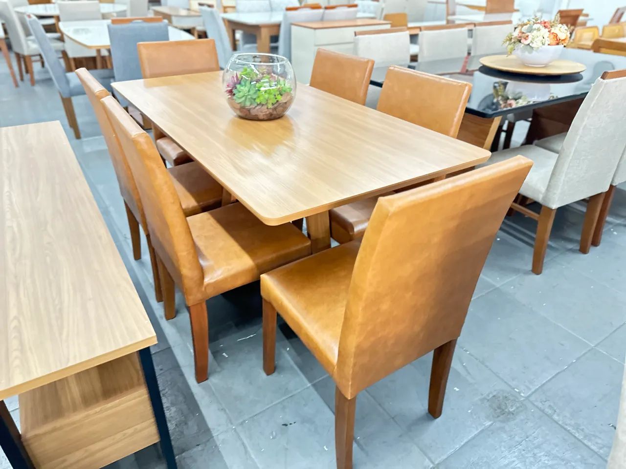 Mesa de jantar nova completa pronta entrega  - Foto 3