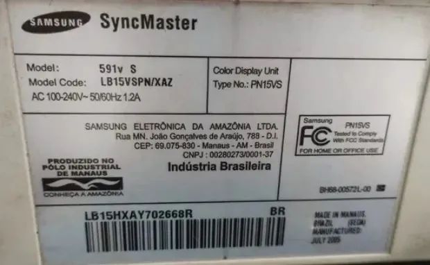 Monitor Tubo Samsung LB15VSPN/XAZ otimo estado - Foto 2