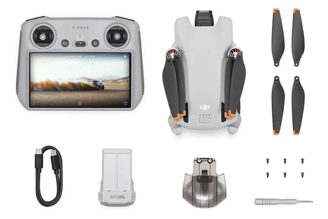 DJI mini 3 com tela, Novo, Lacrado, leia o anúncio - Foto 3