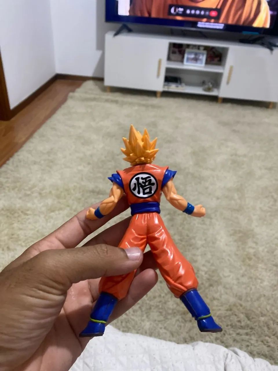 Boneco Goku super Sayajin Dragon ball Novo TAG vegeta freeza Naruto cavaleiros do zodiaco  - Foto 2