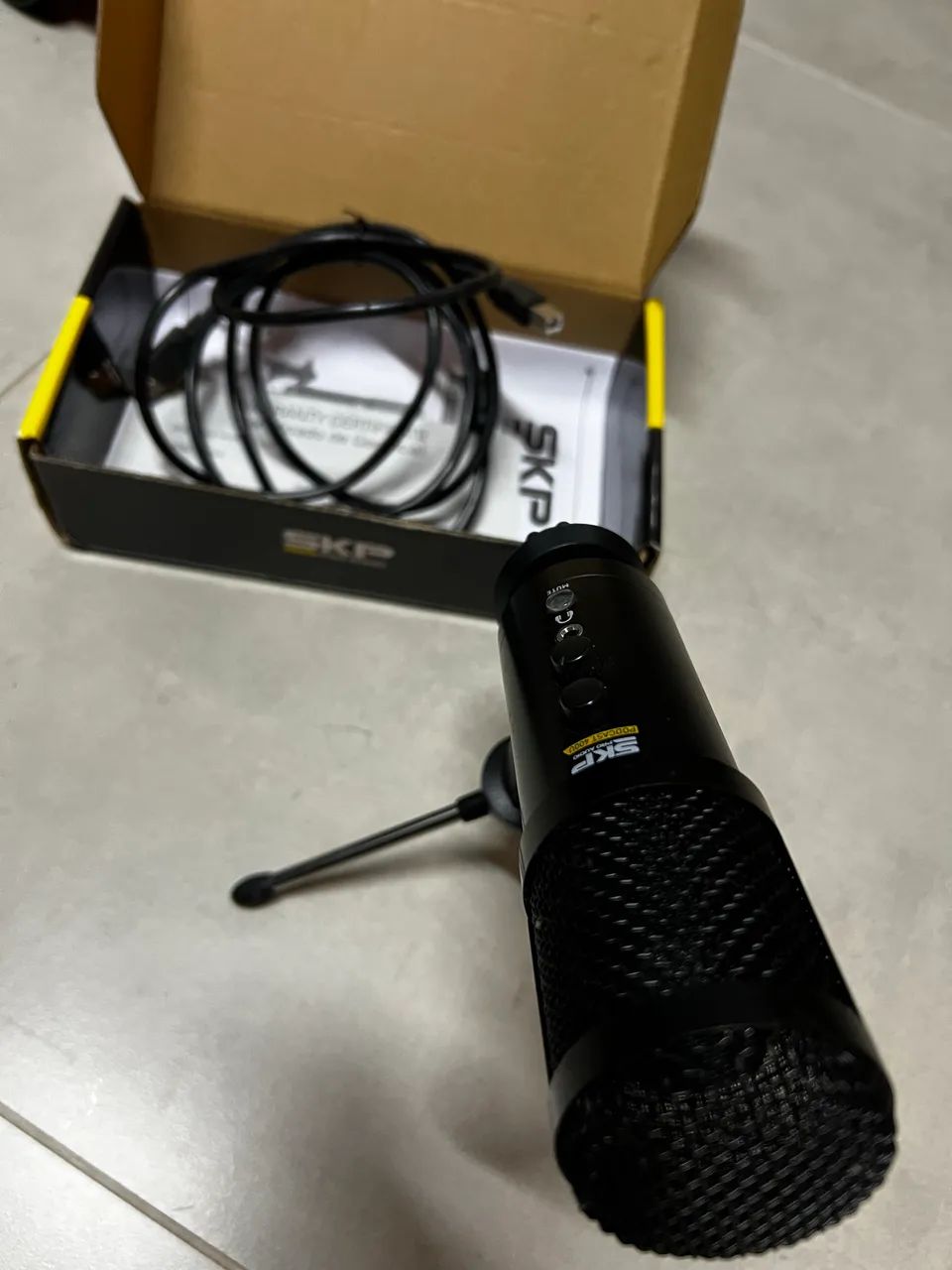 Microfone Condensador USB SKP - Foto 6