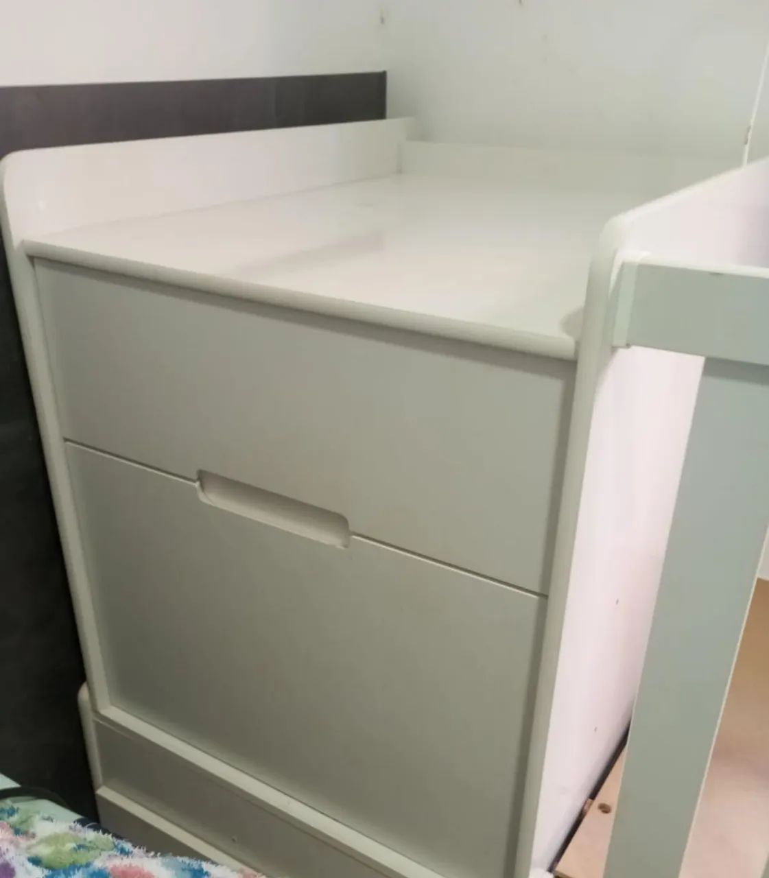Berço Cama Multifuncional Branco com Gavetas - Foto 5