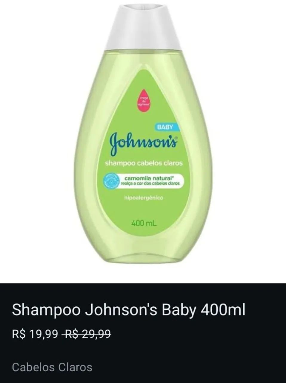 Shampoos Johnson's Kids e Baby 400ml - Variados - Foto 2