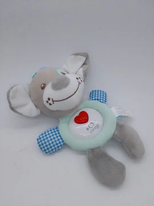 Pelúcia Brinquedo Musical Bichinho Cachorro Bebê Original Clingo 