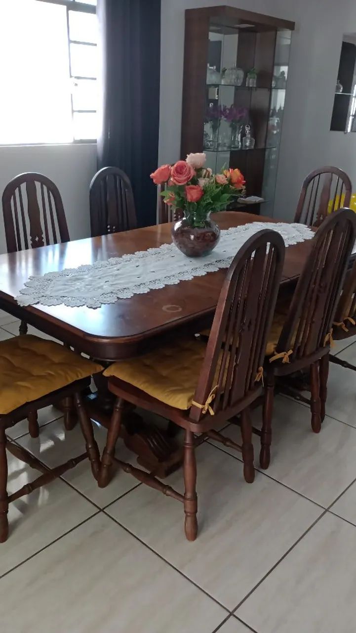 Mesa colonial para sala de jantar64169248177539123