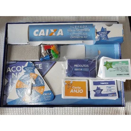 Jogo Acontece na Vida - Brinquedo da Caixa Estilo Banco Imobiliário Grow (raro) - Foto 3