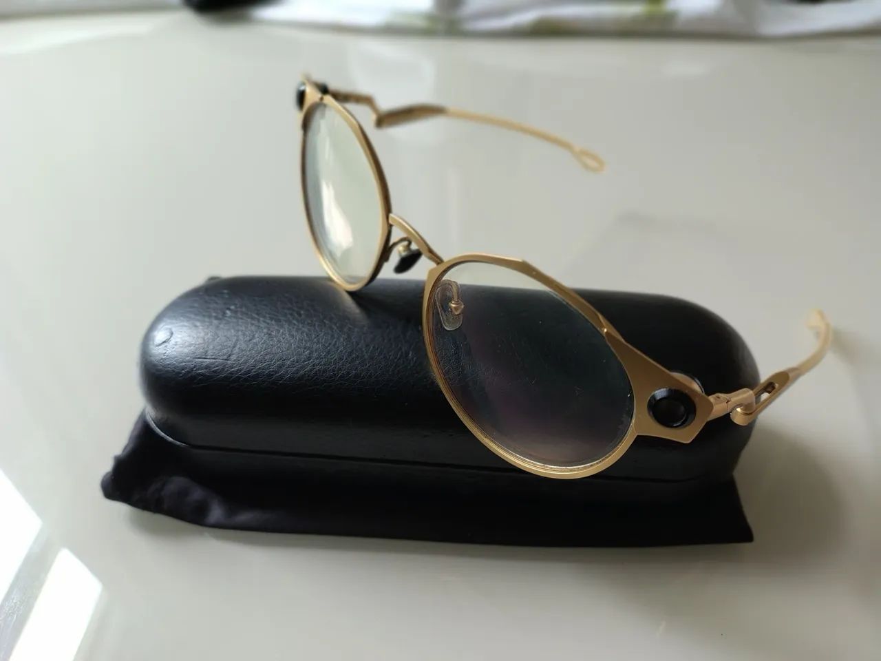 ARMAÇÃO ÓCULOS OAKLEY DEADBOLT  DOURADA - Foto 3