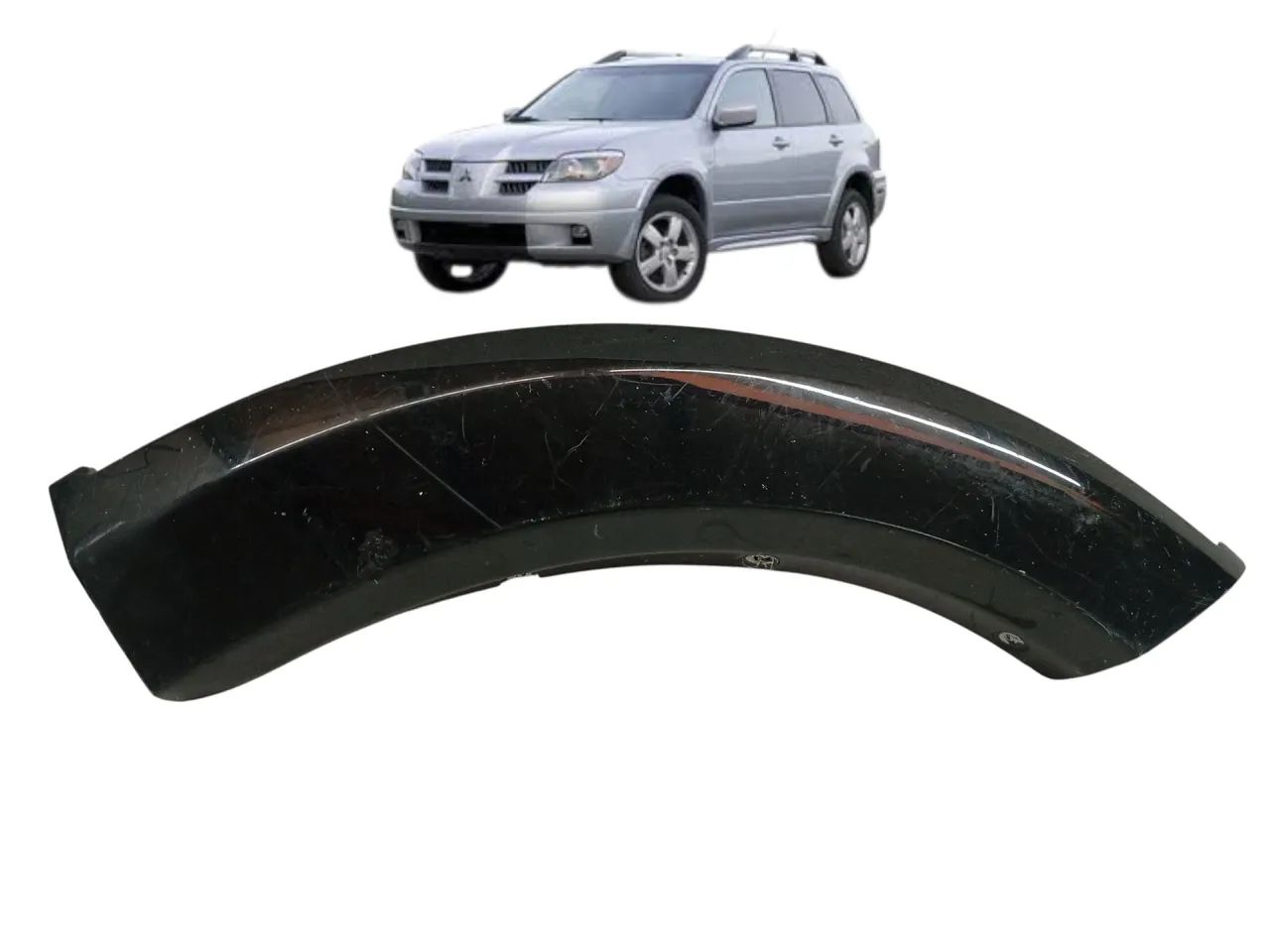 Aplique Paralama Traseiro Esquerdo Mitsubishi Airtrek 2004 - Peças